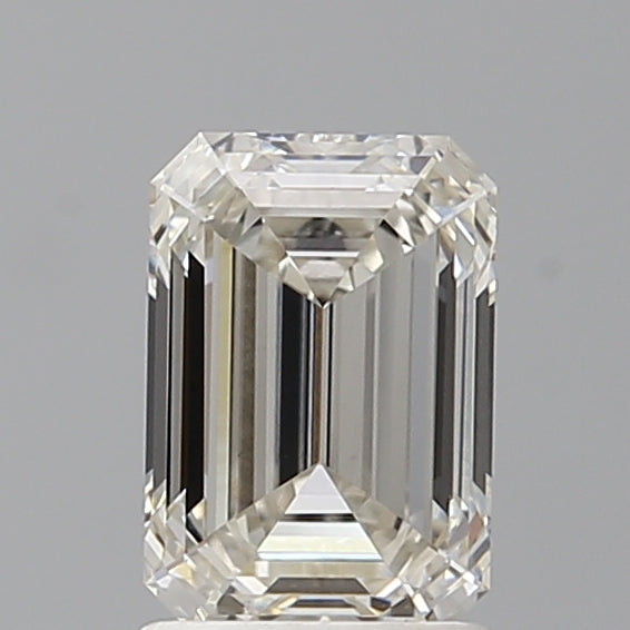 1.60 Carat Emerald Shaped, Ideal Cut, G Color, VS1 Clarity, IGI Certified Lab Grown Diamond