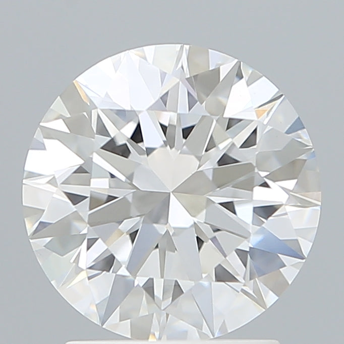 2.10 Carat Round Shaped, Ideal Cut, D Color, VVS2 Clarity, IGI Certified Lab Grown Diamond