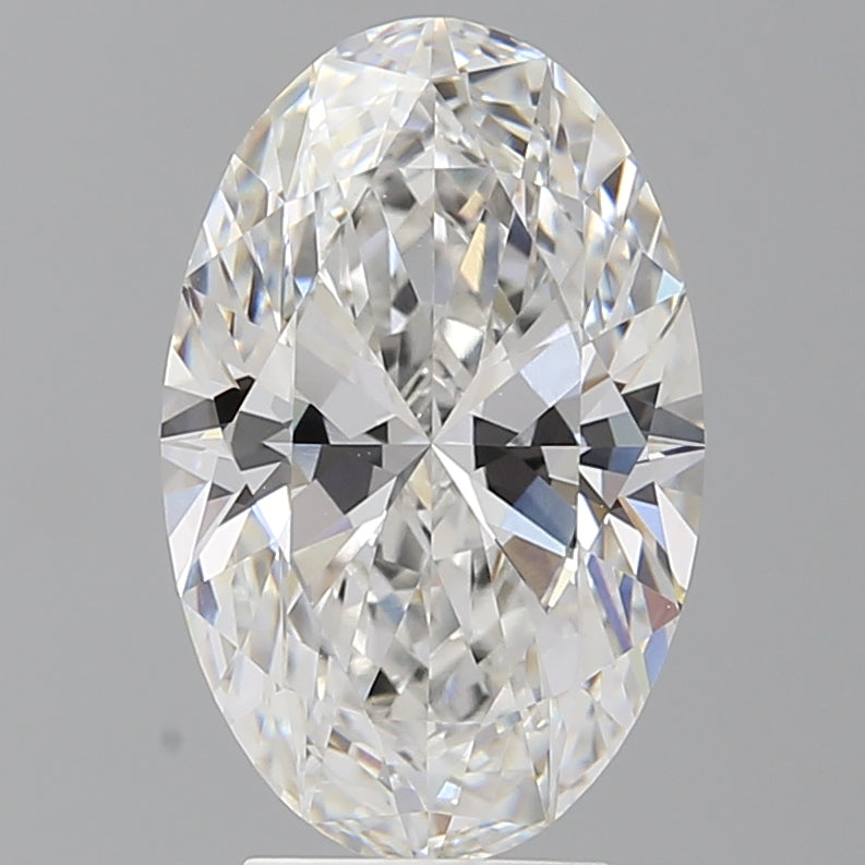 4.09 Carat Oval Shaped, Excellent Cut, E Color, VVS2 Clarity, IGI Certified Lab Grown Diamond