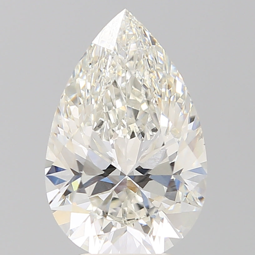 4.49 Carat Pear Shaped, Excellent Cut, G Color, VS1 Clarity, IGI Certified Lab Grown Diamond