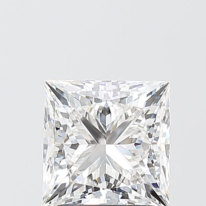 2.03 Carat Princess Shaped, Ideal Cut, E Color, VVS2 Clarity, IGI Certified Lab Grown Diamond