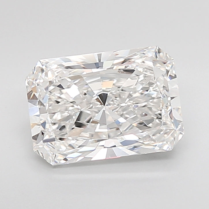 3.04 Carat Radiant Shaped, Ideal Cut, E Color, VS1 Clarity, IGI Certified Lab Grown Diamond