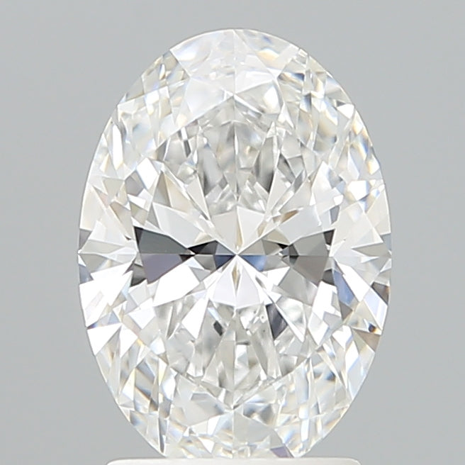 2.05 Carat Oval Shaped, Ideal Cut, E Color, VVS2 Clarity, IGI Certified Lab Grown Diamond