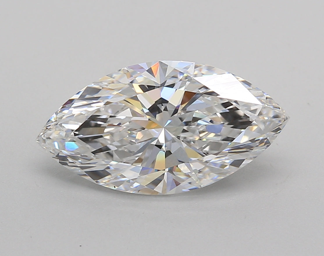 2.52 Carat Marquise Shaped, Excellent Cut, D Color, VS1 Clarity, IGI Certified Lab Grown Diamond