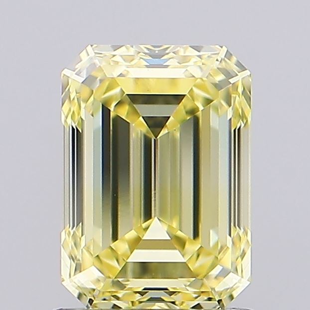 1.50 Carat Emerald Shaped, Ideal Cut, VVS2 Clarity, IGI Certified Lab Grown Diamond
