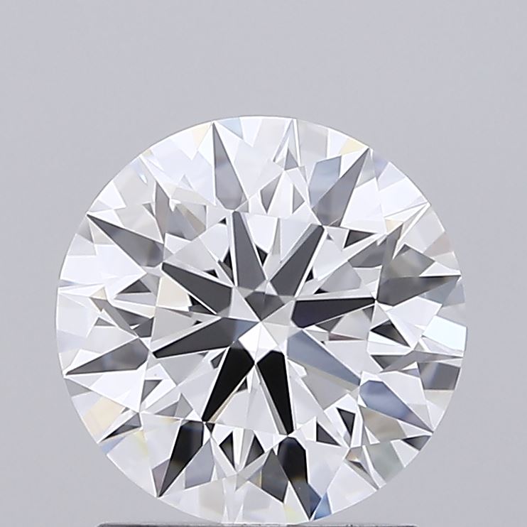1.55 Carat Round Shaped, Ideal Cut, D Color, VVS1 Clarity, IGI Certified Lab Grown Diamond