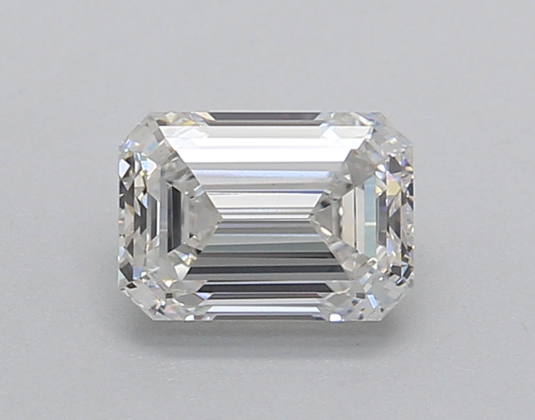 1.00 Carat Emerald Shaped, Very Good Cut, F Color, VS1 Clarity, IGI Certified Lab Grown Diamond