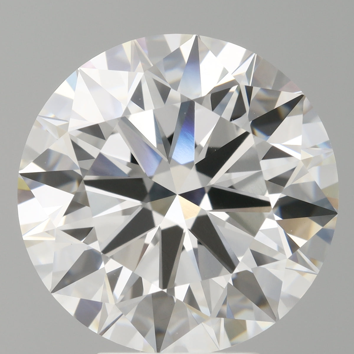 6.08 Carat Round Shaped, Ideal Cut, E Color, VVS2 Clarity, IGI Certified Lab Grown Diamond