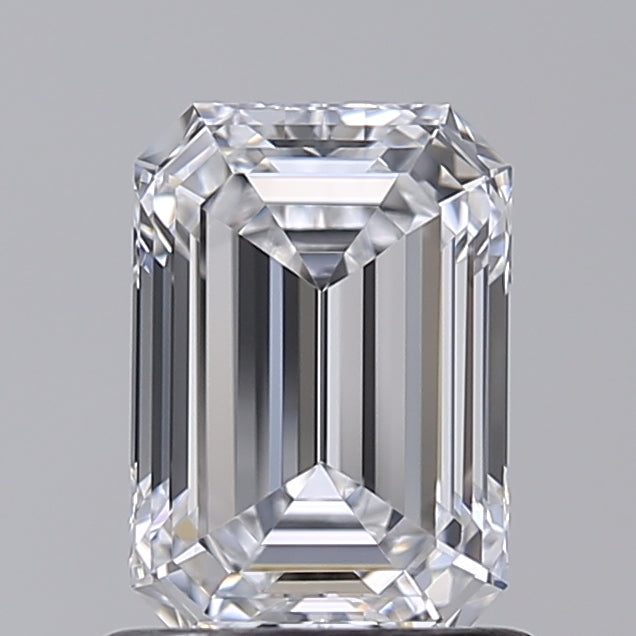 1.02 Carat Emerald Shaped, Ideal Cut, D Color, VVS2 Clarity, IGI Certified Lab Grown Diamond