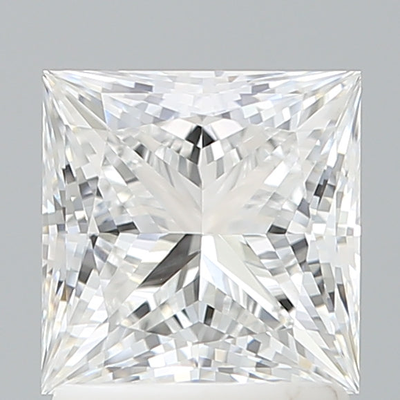 1.60 Carat Princess Shaped, Ideal Cut, E Color, VVS1 Clarity, IGI Certified Lab Grown Diamond