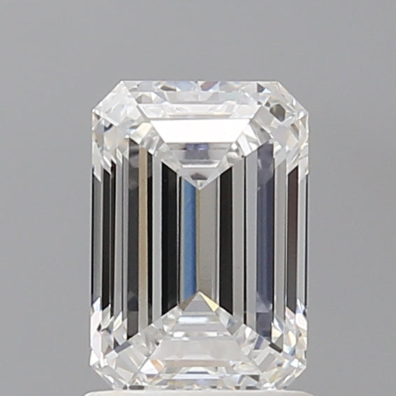 1.56 Carat Emerald Shaped, Ideal Cut, D Color, VVS2 Clarity, IGI Certified Lab Grown Diamond