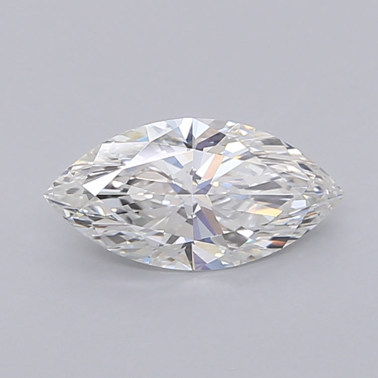 1.04 Carat Marquise Shaped, Ideal Cut, F Color, VVS2 Clarity, IGI Certified Lab Grown Diamond