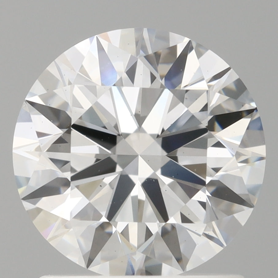 1.50 Carat Round Shaped, Ideal Cut, D Color, VS2 Clarity, IGI Certified Lab Grown Diamond