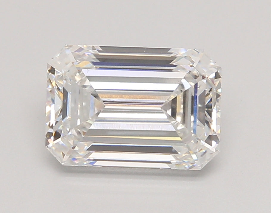 3.05 Carat Emerald Shaped, Ideal Cut, E Color, VS1 Clarity, IGI Certified Lab Grown Diamond