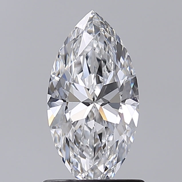 1.02 Carat Marquise Shaped, Excellent Cut, D Color, VVS2 Clarity, IGI Certified Lab Grown Diamond