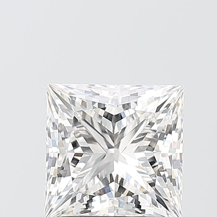 2.03 Carat Princess Shaped, Ideal Cut, E Color, VVS2 Clarity, IGI Certified Lab Grown Diamond