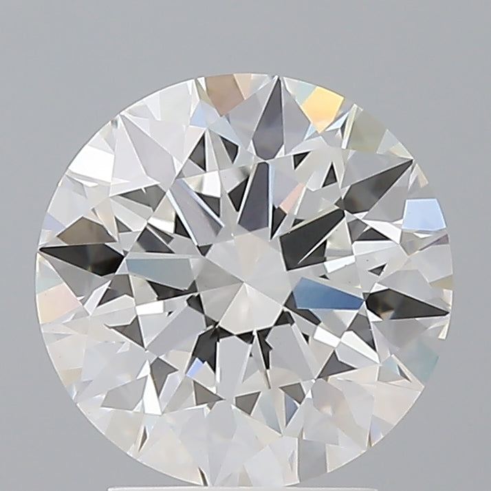 3.02 Carat Round Shaped, Excellent Cut, E Color, VVS2 Clarity, IGI Certified Lab Grown Diamond