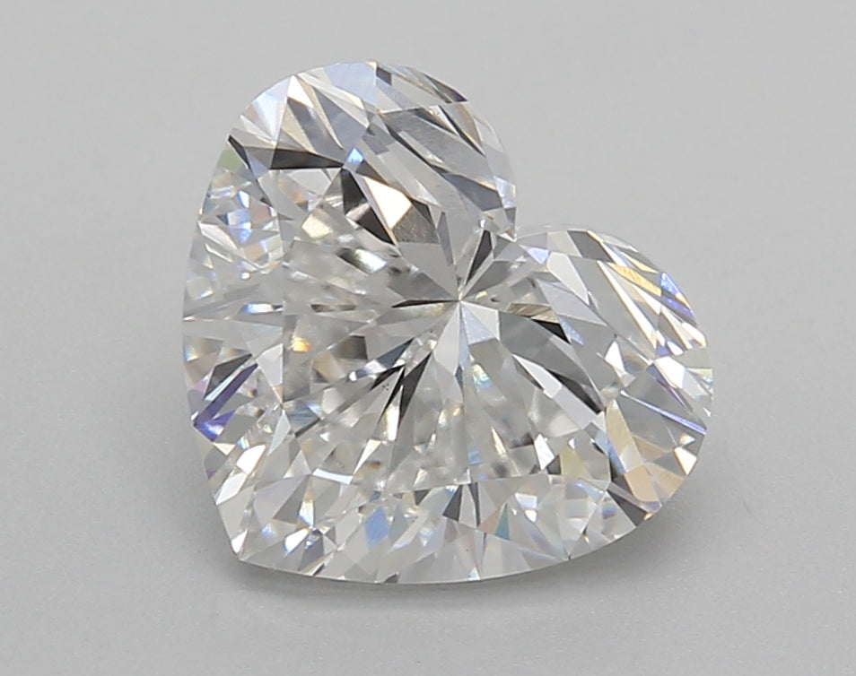 3.01 Carat Heart Shaped, Excellent Cut, E Color, VVS2 Clarity, IGI Certified Lab Grown Diamond