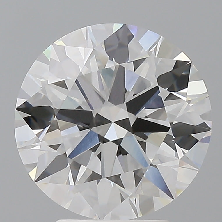 4.10 Carat Round Shaped, Ideal Cut, E Color, VVS2 Clarity, IGI Certified Lab Grown Diamond