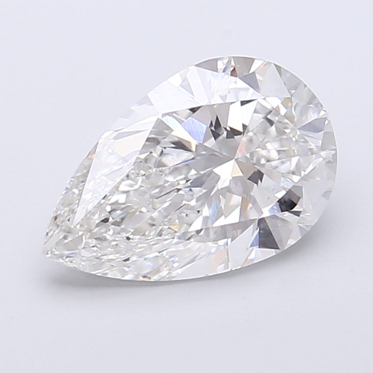 2.49 Carat Pear Shaped, Very Good Cut, F Color, VS1 Clarity, IGI Certified Lab Grown Diamond