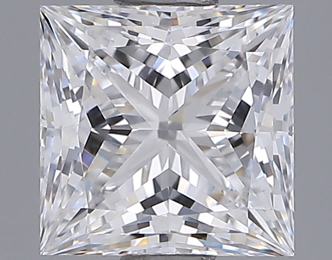 1.07 Carat Princess Shaped, Ideal Cut, D Color, VVS1 Clarity, IGI Certified Lab Grown Diamond