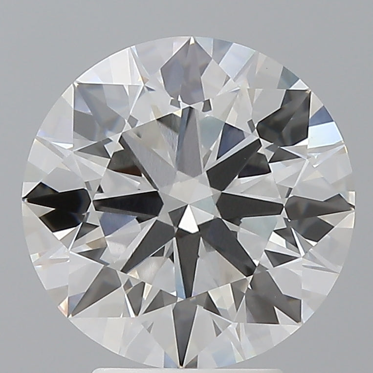 4.09 Carat Round Shaped, Ideal Cut, E Color, VVS2 Clarity, IGI Certified Lab Grown Diamond