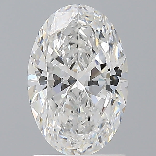 1.52 Carat Oval Shaped, Ideal Cut, E Color, VVS2 Clarity, IGI Certified Lab Grown Diamond