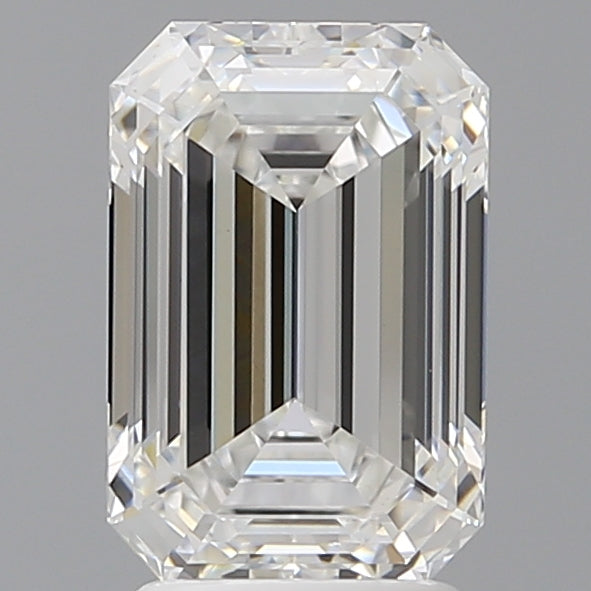 2.97 Carat Emerald Shaped, Ideal Cut, E Color, VVS2 Clarity, IGI Certified Lab Grown Diamond