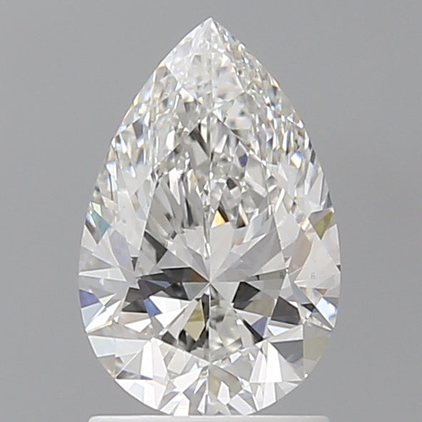 1.55 Carat Pear Shaped, Ideal Cut, E Color, VS1 Clarity, IGI Certified Lab Grown Diamond