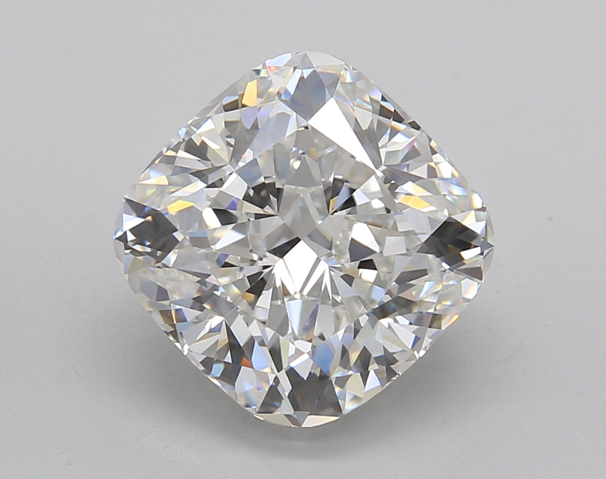 6.02 Carat Cushion Shaped, Excellent Cut, E Color, VS1 Clarity, IGI Certified Lab Grown Diamond