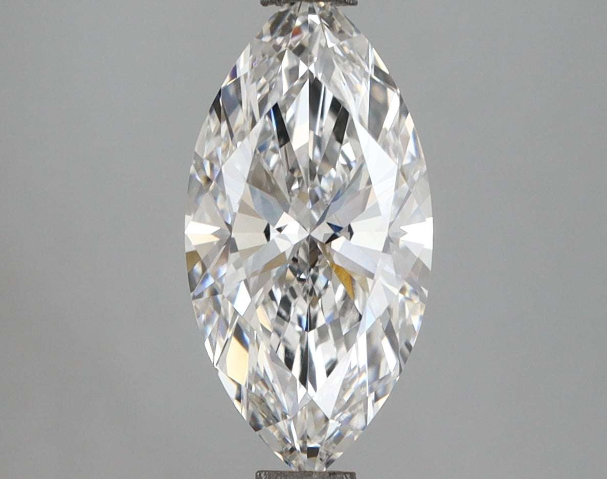 2.07 Carat Marquise Shaped, Ideal Cut, E Color, VVS2 Clarity, IGI Certified Lab Grown Diamond