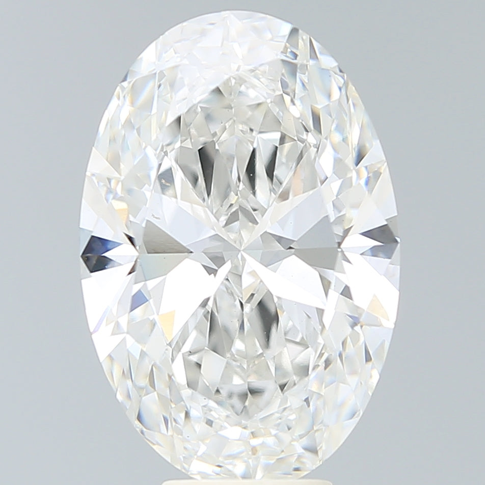 7.62 Carat Oval Shaped, Ideal Cut, F Color, VS1 Clarity, IGI Certified Lab Grown Diamond