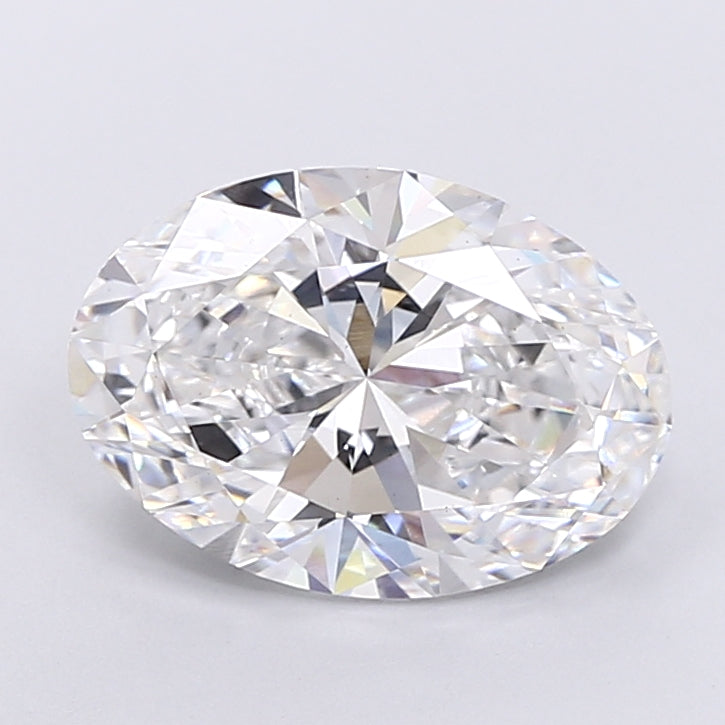 5.71 Carat Oval Shaped, Very Good Cut, E Color, VS2 Clarity, IGI Certified Lab Grown Diamond