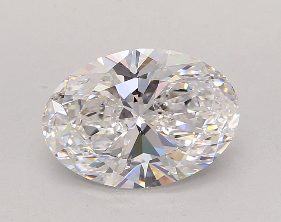 2.94 Carat Oval Shaped, Ideal Cut, D Color, VS1 Clarity, IGI Certified Lab Grown Diamond