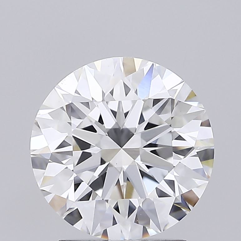 2.17 Carat Round Shaped, Ideal Cut, E Color, VVS2 Clarity, IGI Certified Lab Grown Diamond
