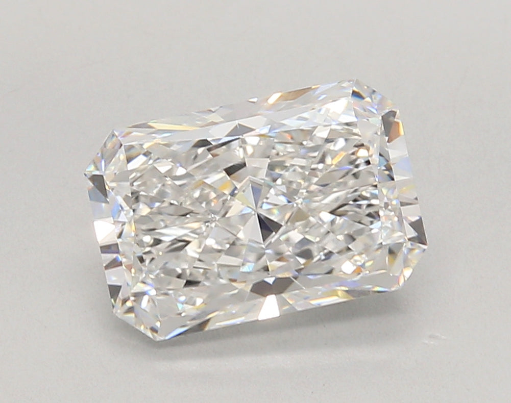 3.02 Carat Radiant Shaped, Ideal Cut, D Color, VVS2 Clarity, IGI Certified Lab Grown Diamond