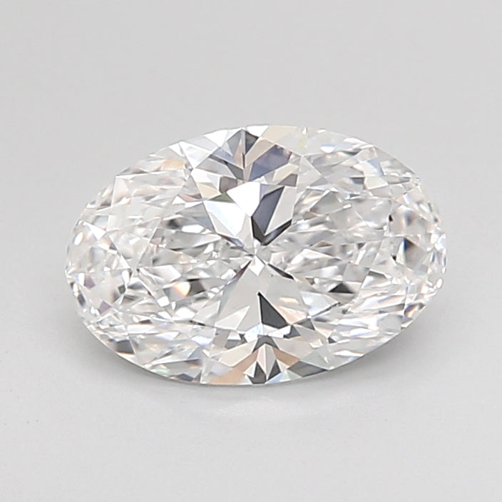 1.58 Carat Oval Shaped, Ideal Cut, D Color, VS1 Clarity, IGI Certified Lab Grown Diamond