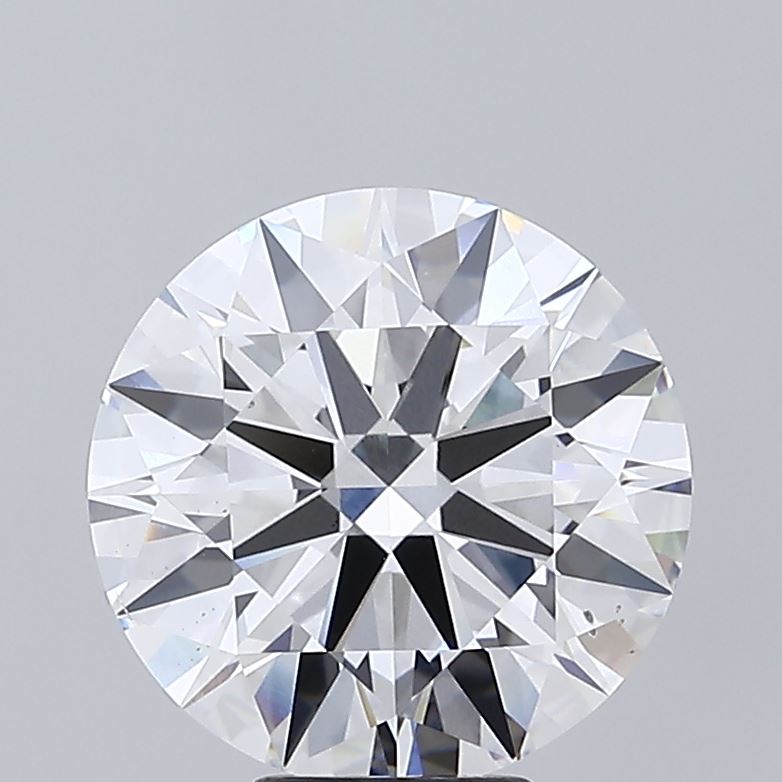 7.07 Carat Round Shaped, Ideal Cut, E Color, VS2 Clarity, IGI Certified Lab Grown Diamond