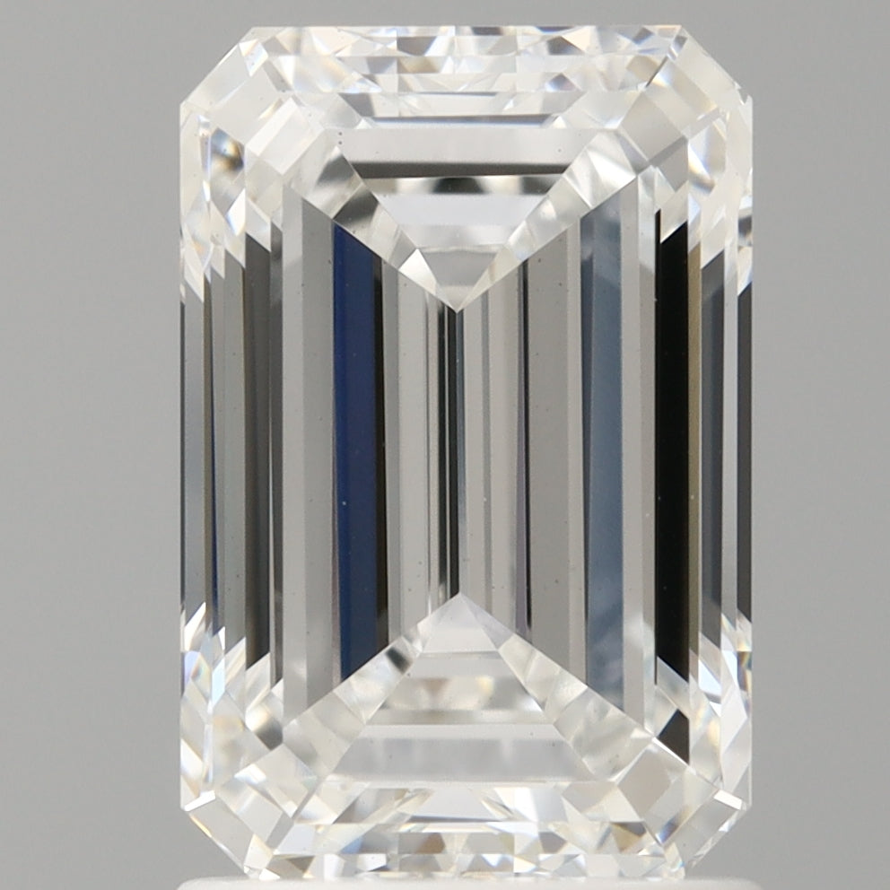 2.00 Carat Emerald Shaped, Ideal Cut, E Color, VS1 Clarity, IGI Certified Lab Grown Diamond