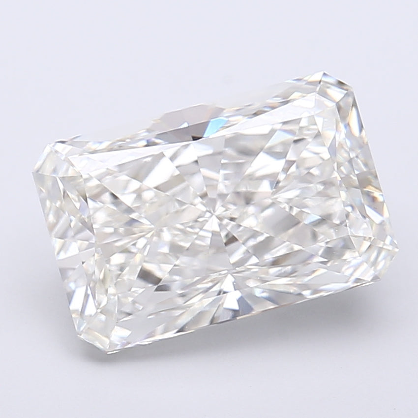 4.71 Carat Radiant Shaped, Very Good Cut, G Color, VS1 Clarity, IGI Certified Lab Grown Diamond