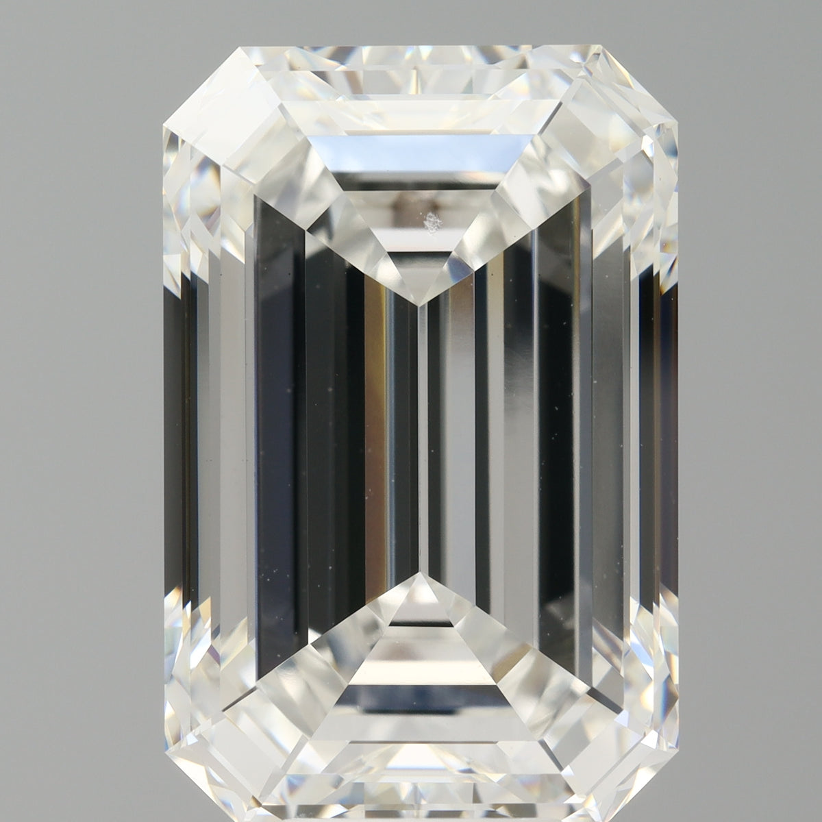 10.09 Carat Emerald Shaped, Ideal Cut, F Color, VVS2 Clarity, IGI Certified Lab Grown Diamond