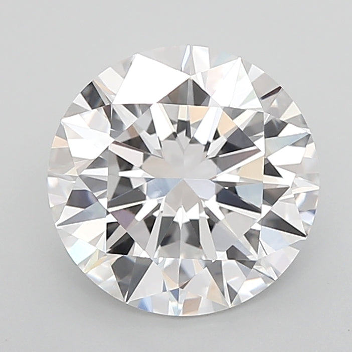 3.50 Carat Round Shaped, Excellent Cut, E Color, VVS2 Clarity, IGI Certified Lab Grown Diamond