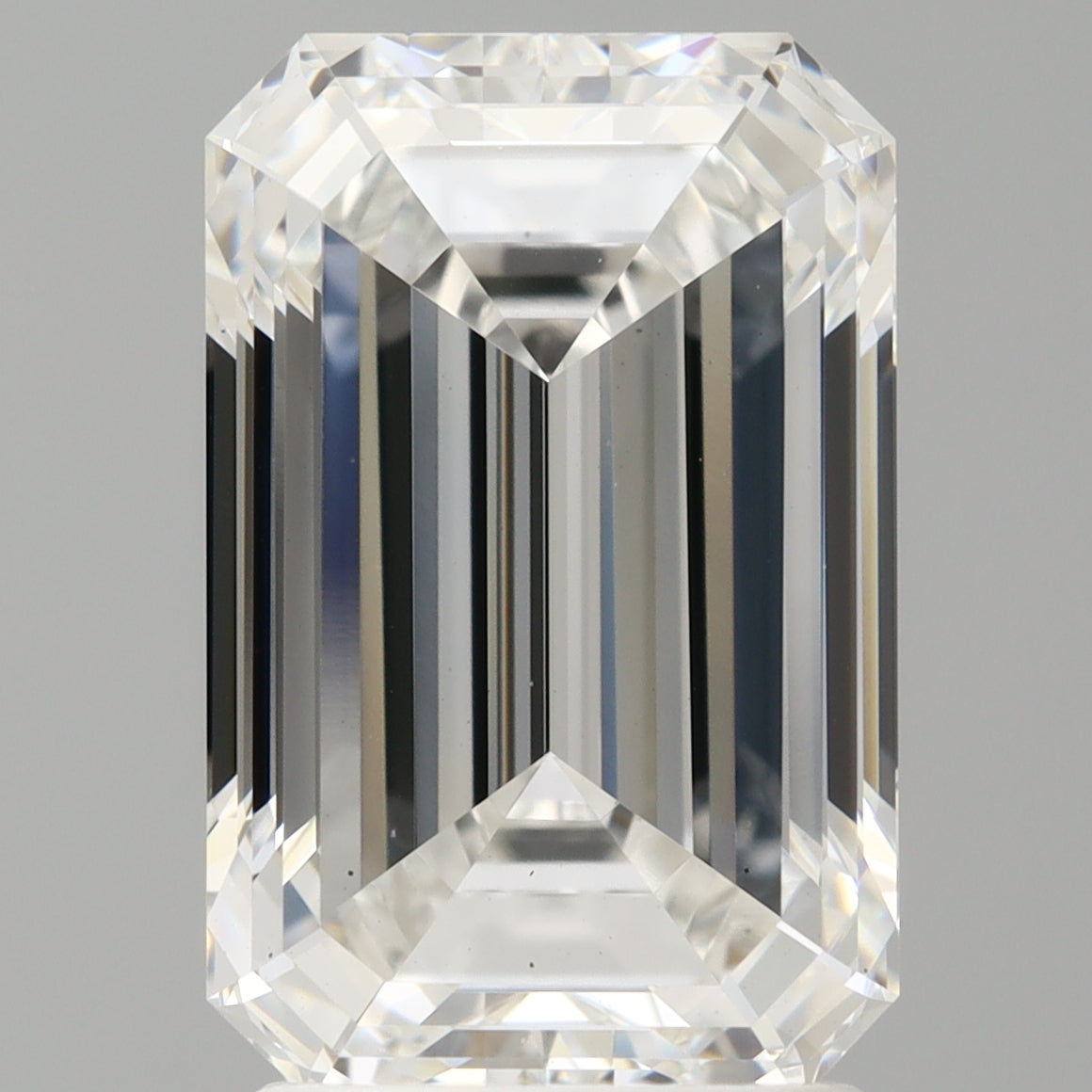 3.06 Carat Emerald Shaped, Ideal Cut, E Color, VS1 Clarity, IGI Certified Lab Grown Diamond