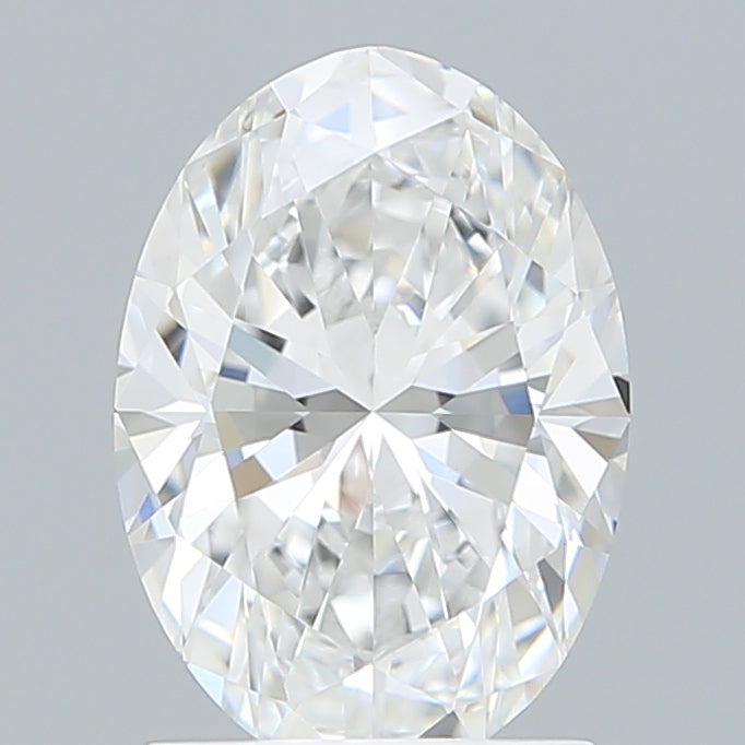 1.60 Carat Oval Shaped, Ideal Cut, D Color, VVS2 Clarity, IGI Certified Lab Grown Diamond