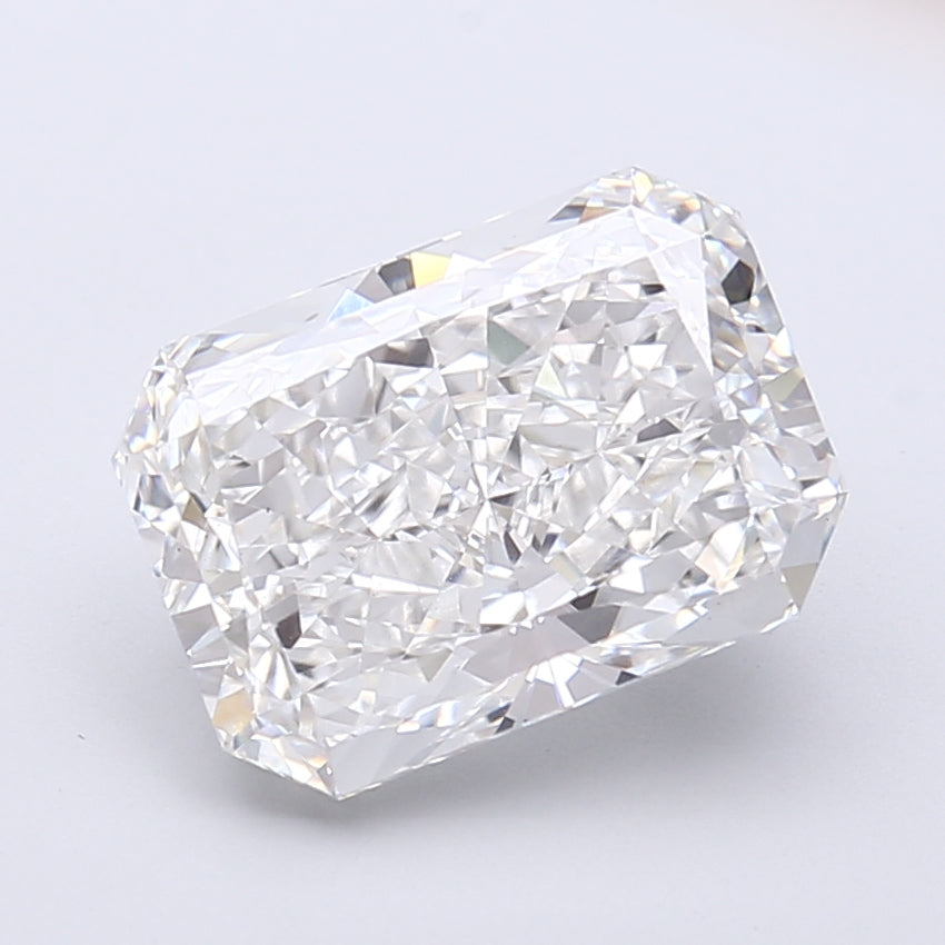 4.03 Carat Radiant Shaped, Very Good Cut, E Color, VS1 Clarity, IGI Certified Lab Grown Diamond