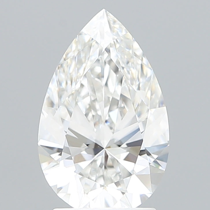 2.36 Carat Pear Shaped, Ideal Cut, E Color, VVS2 Clarity, IGI Certified Lab Grown Diamond