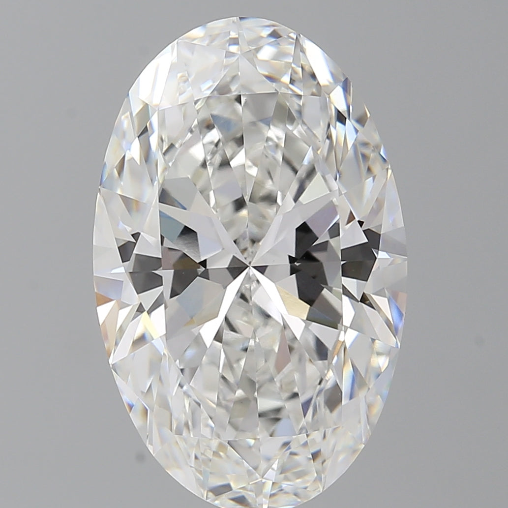 8.58 Carat Oval Shaped, Ideal Cut, E Color, VVS2 Clarity, IGI Certified Lab Grown Diamond