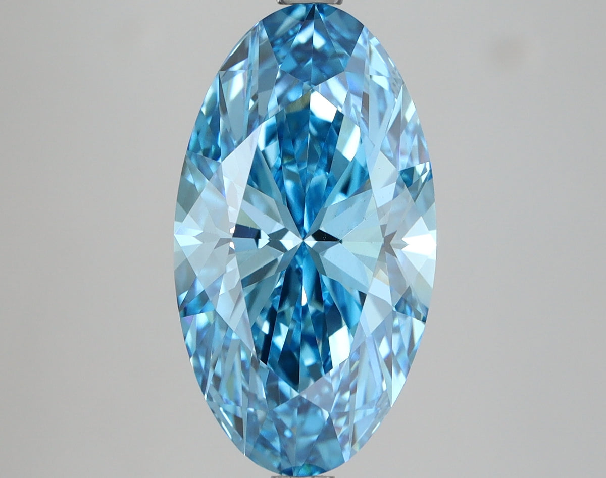 4.57 Carat Oval Shaped, Ideal Cut, VVS2 Clarity, IGI Certified Lab Grown Diamond