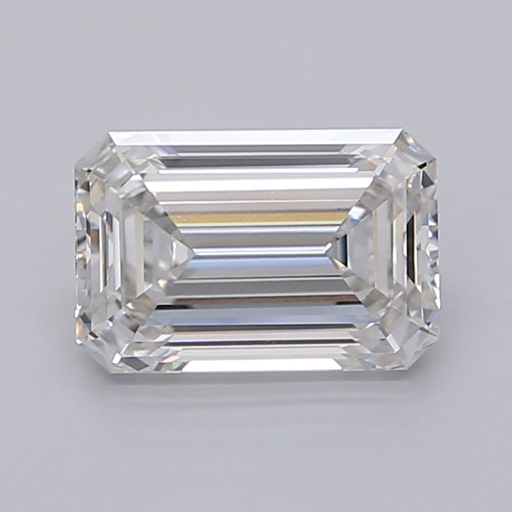 2.04 Carat Emerald Shaped, Ideal Cut, F Color, VVS1 Clarity, IGI Certified Lab Grown Diamond