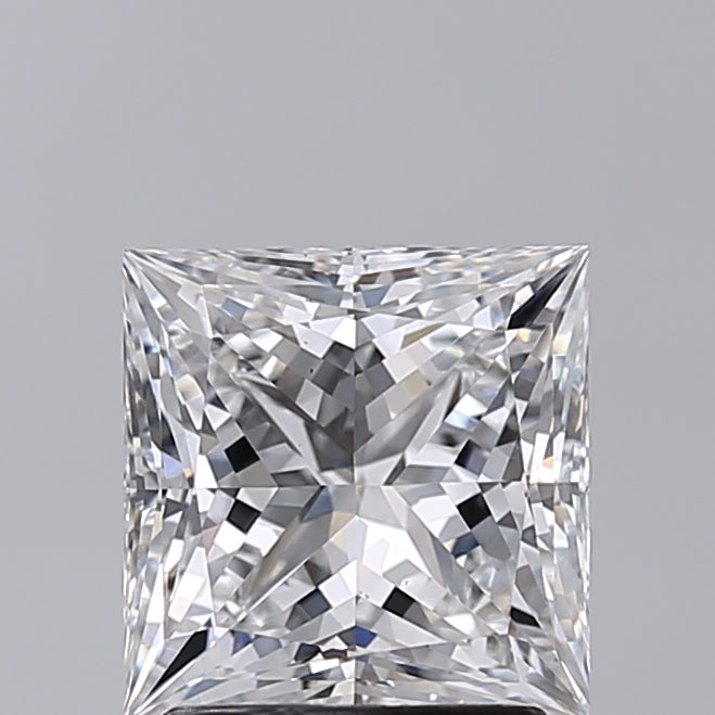 2.02 Carat Princess Shaped, Excellent Cut, E Color, VS1 Clarity, IGI Certified Lab Grown Diamond